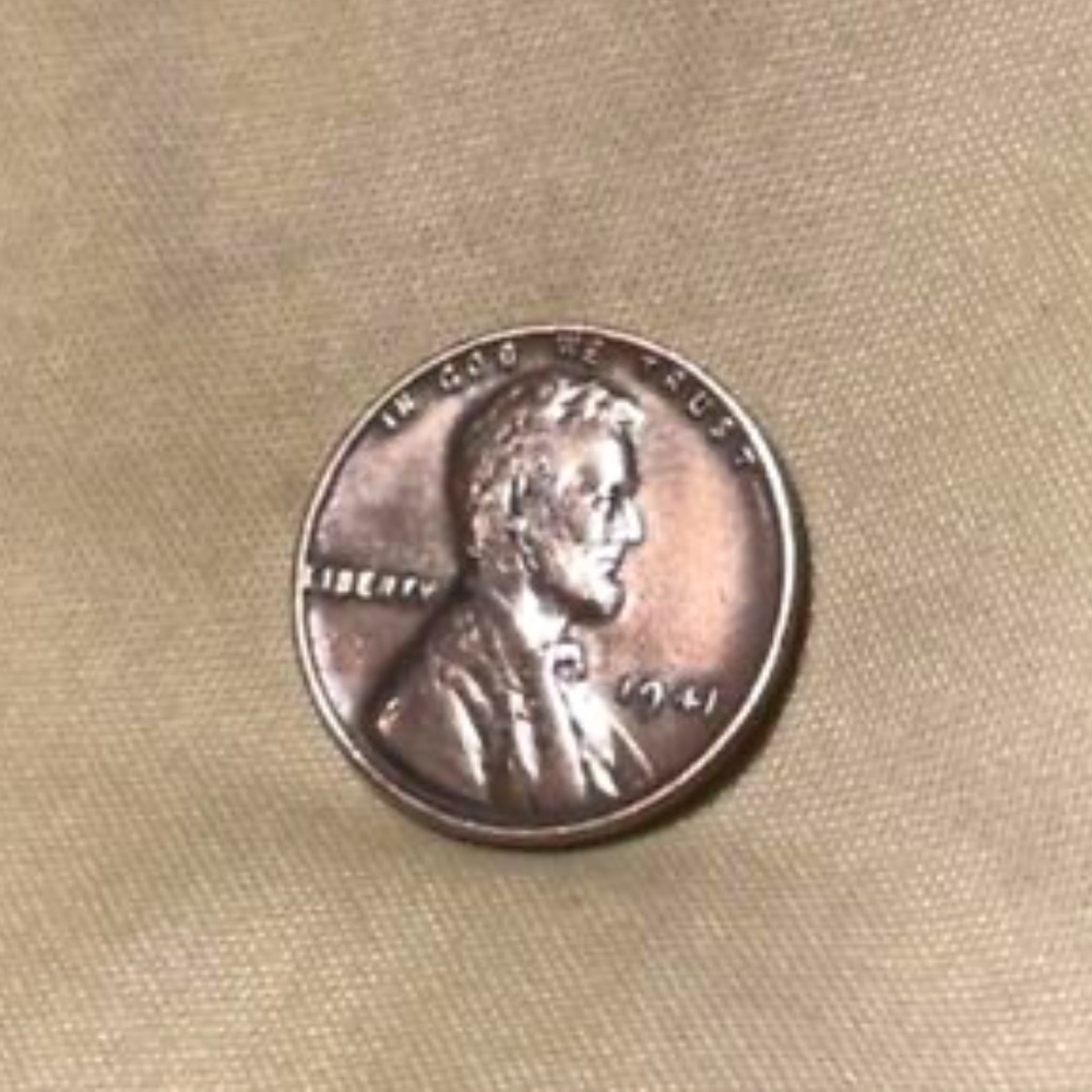 RARE 1941 Lincoln No Mint Mark Wheat Penny One Cent Coin